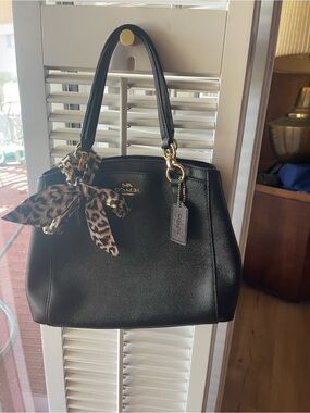Coach Black Leather Shoulder Bag with Gold Hardware

Coach Minetta Satchel